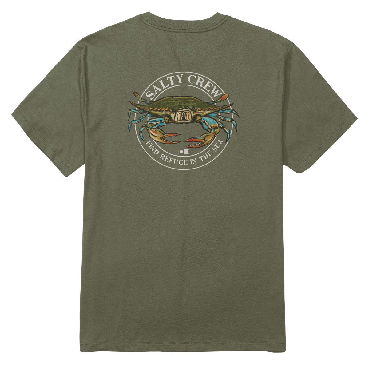Salty Crew Jimmy T-Shirt - Dusty Olive image 1
