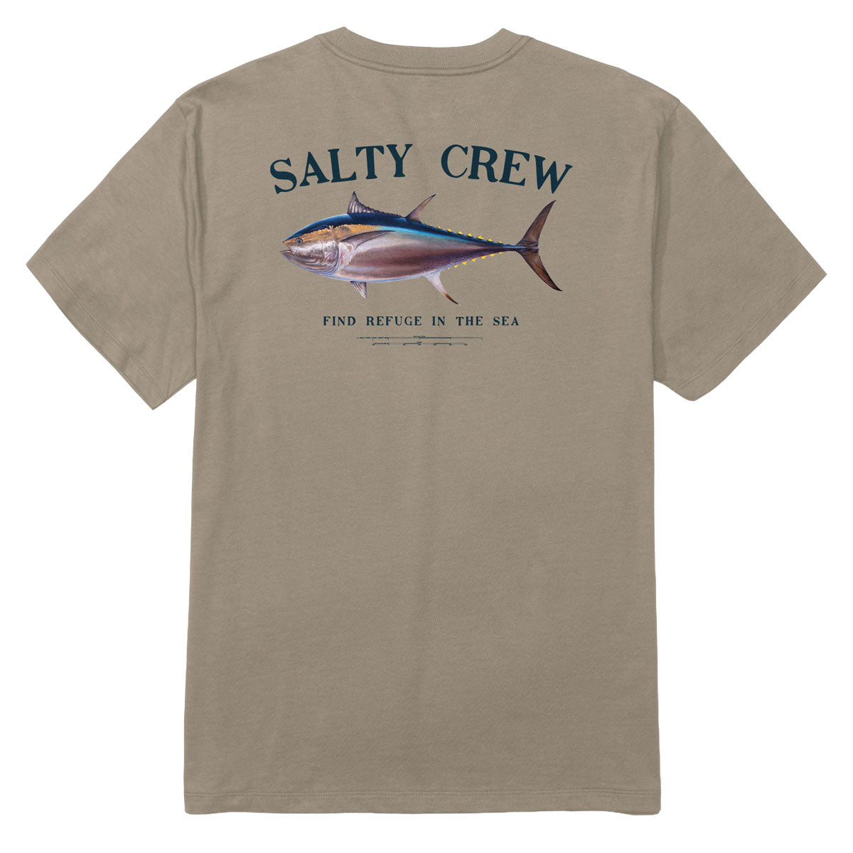 Salty Crew Big Blue T-Shirt - Twig image 1