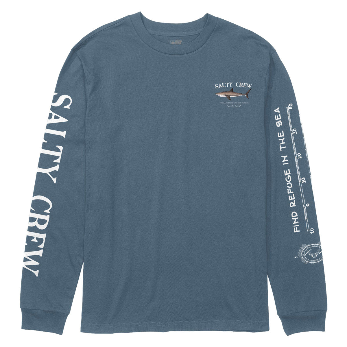 Salty Crew Bruce Classic Long Sleeve T-Shirt - Slate image 1