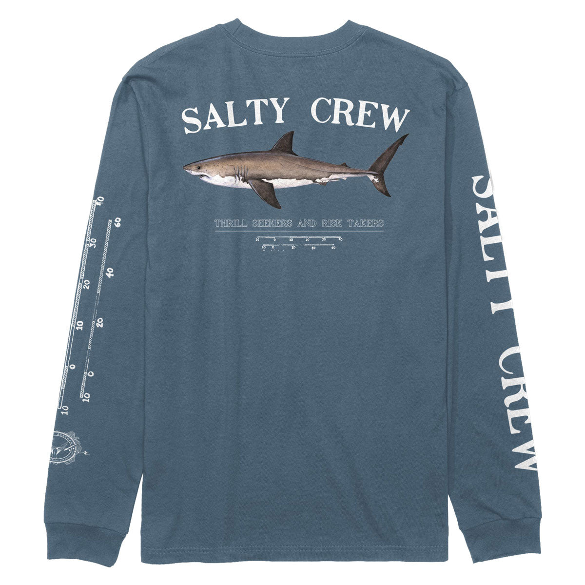 Salty Crew Bruce Classic Long Sleeve T-Shirt - Slate image 2