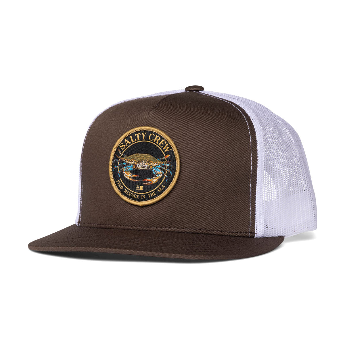 Salty Crew Jimmy Trucker Hat - Brown image 1