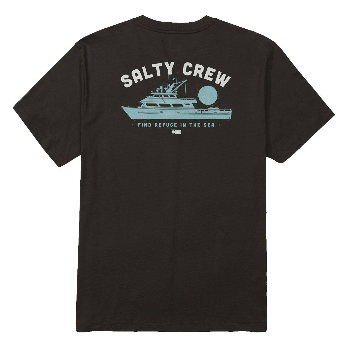 Salty Crew Overnight T-Shirt - Black image 1