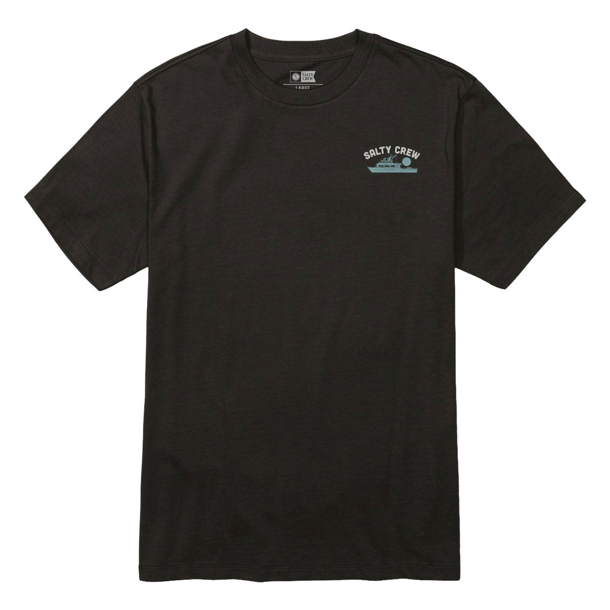 Salty Crew Overnight T-Shirt - Black image 2