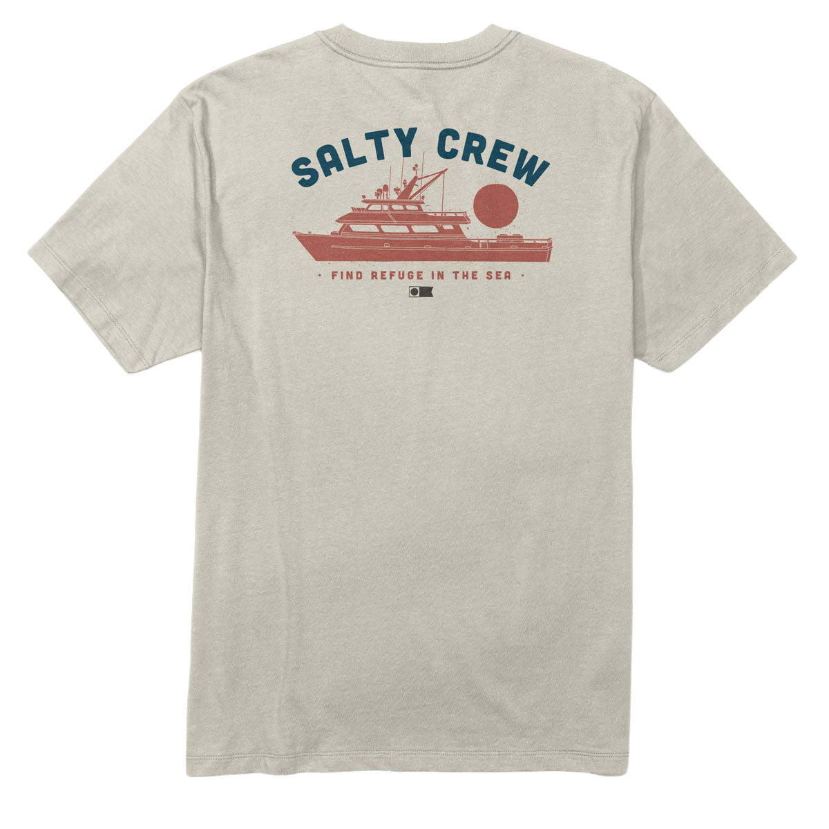Salty Crew Overnight T-Shirt - Bone image 1