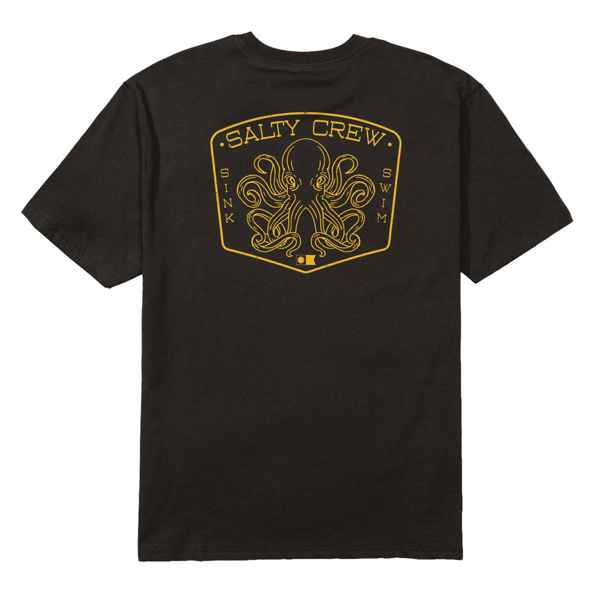 Salty Crew Tako Club Classic T-Shirt - Black image 1