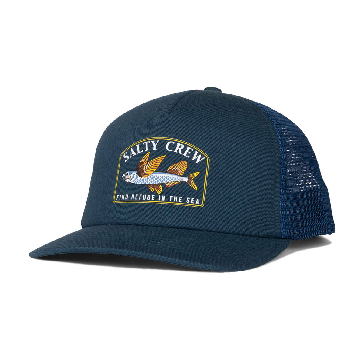 Salty Crew Good Times Foamie Trucker Hat - Deep Ocean image 1