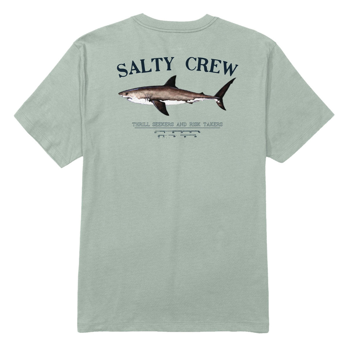 Salty Crew Bruce T-Shirt - Aqua Grey image 1