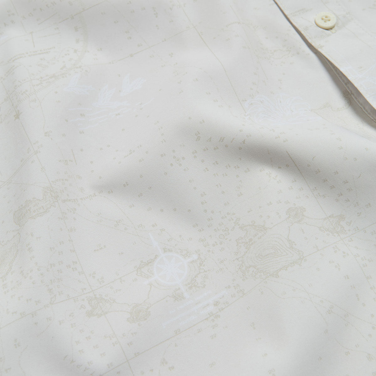 Salty Crew Flagship UV Button Up Shirt - Off White image 4