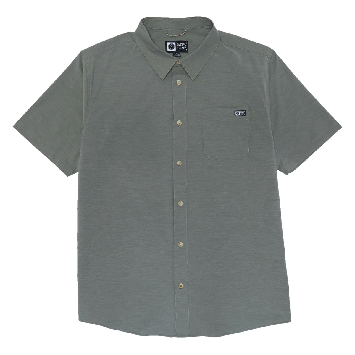 Salty Crew Drifter UV Button Up Shirt - Agave image 1