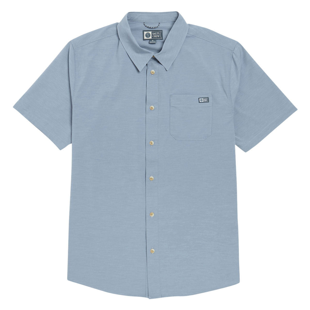 Salty Crew Drifter UV Button Up Shirt - Hitch Blue image 1