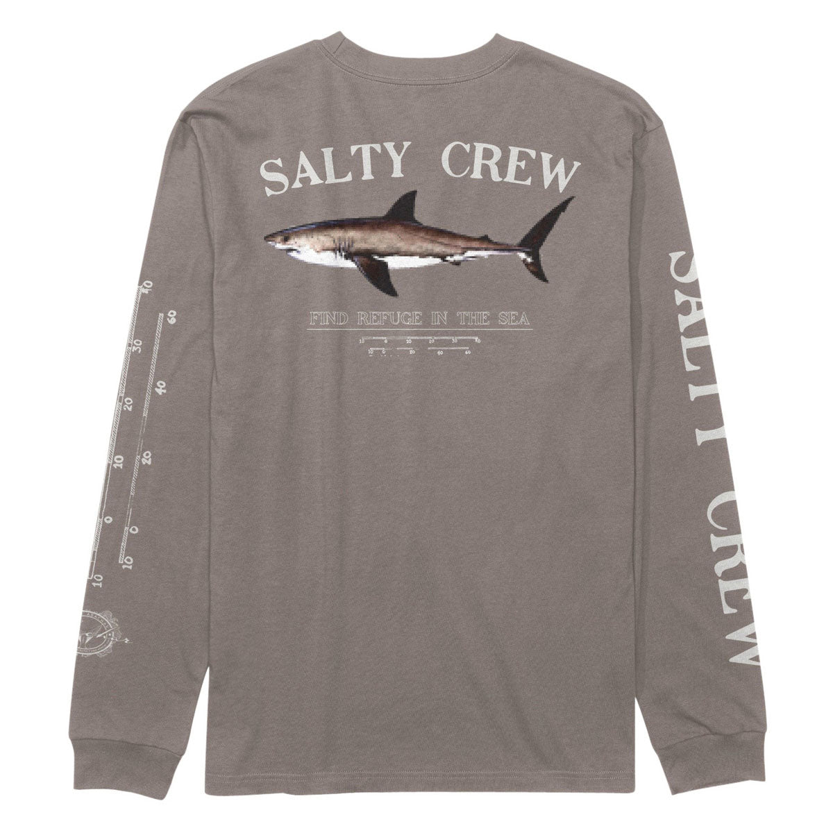 Salty Crew Bruce Long Sleeve T-Shirt - Cinder image 1
