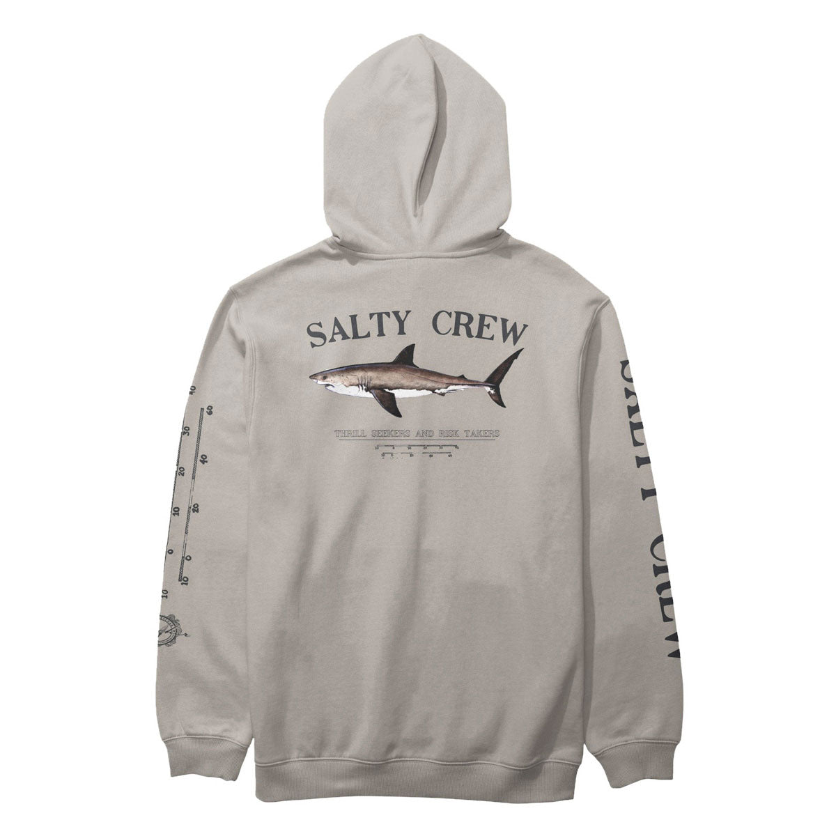 Salty Crew Bruce Fleece Hoodie - Stone image 2