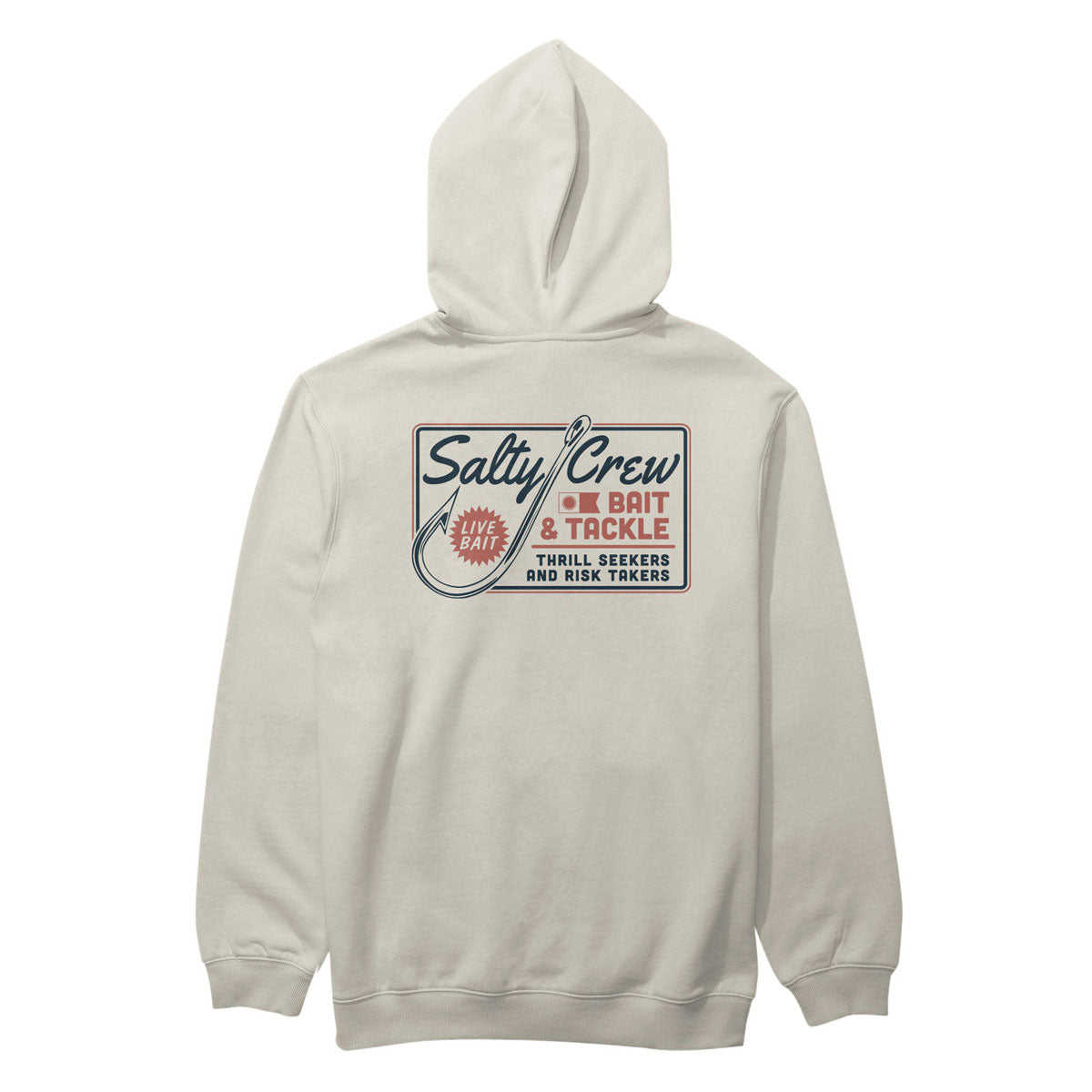 Salty Crew Hooked Up Fleece Hoodie - Bone image 1