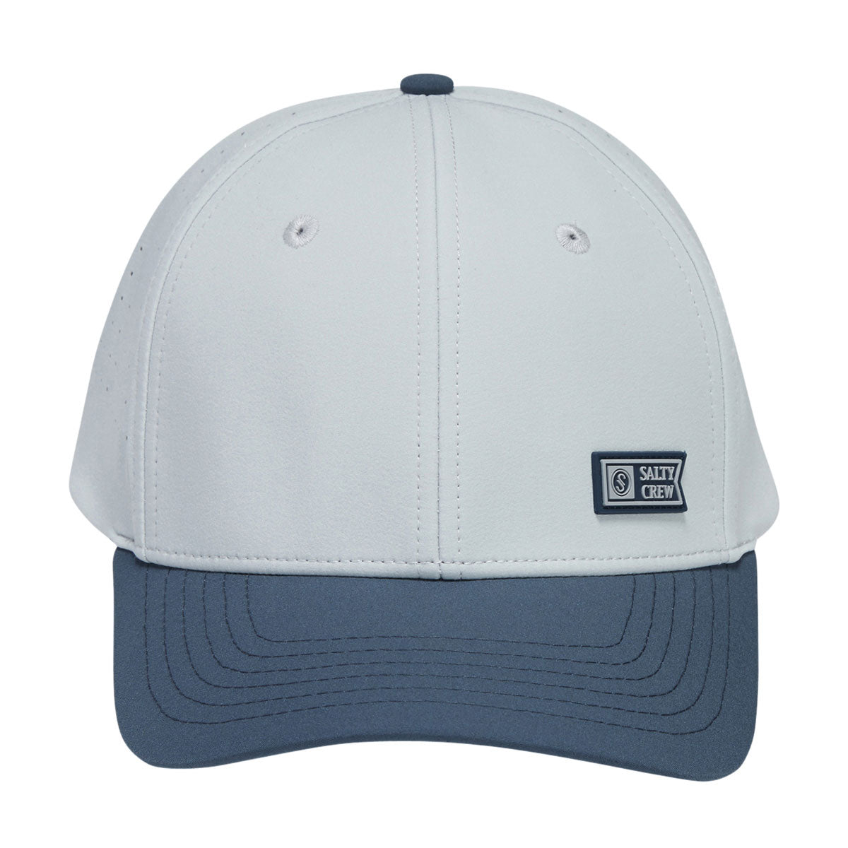 Salty Crew Lowdown Snapback Hat - Navy/Grey image 3