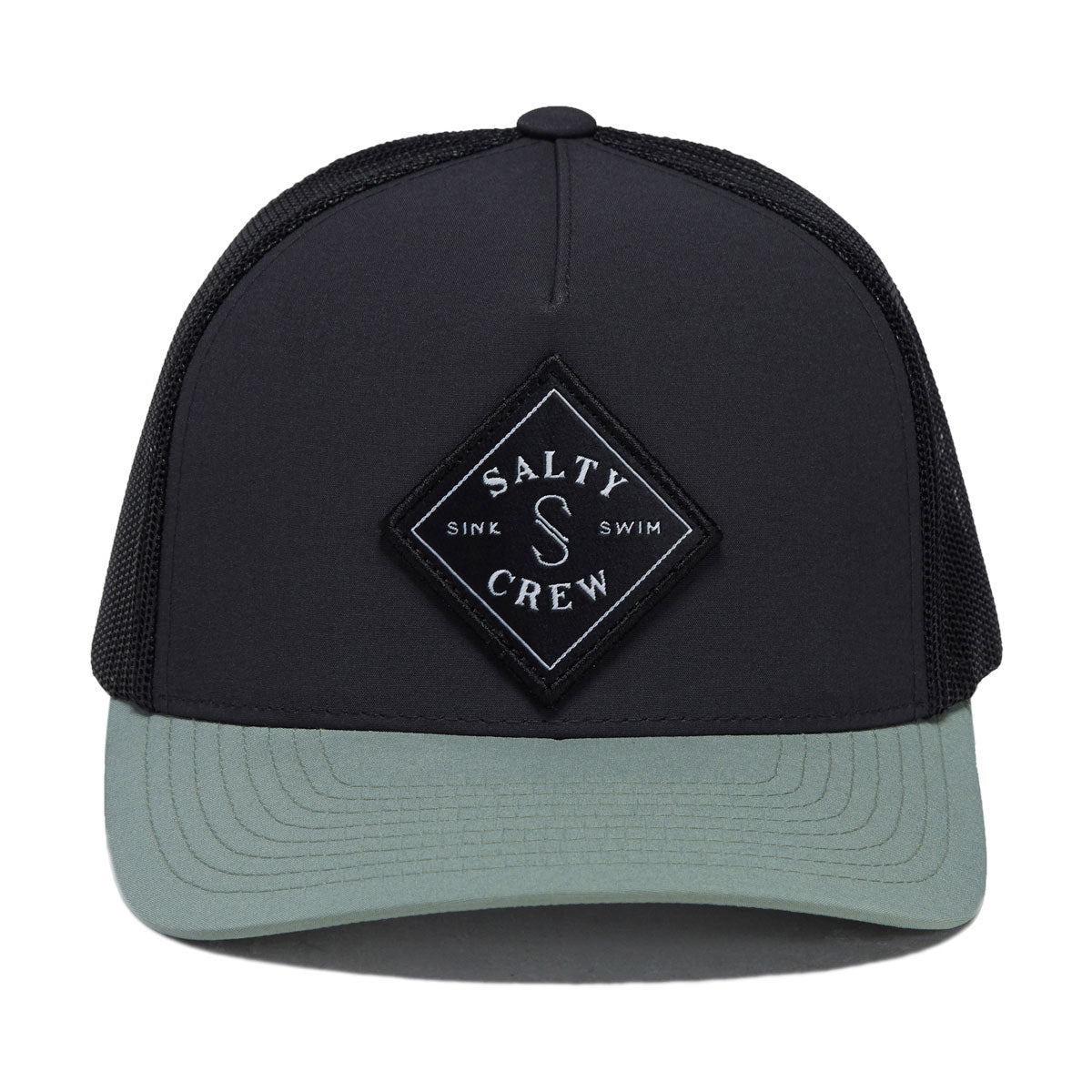 Salty Crew Sealine Retro Trucker Hat - Black/Green image 3