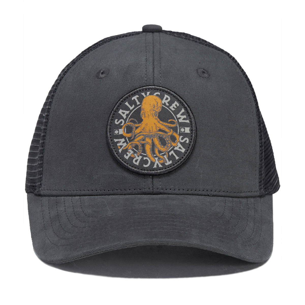 Salty Crew Tentacles Retro Trucker Hat - Dark Grey image 3