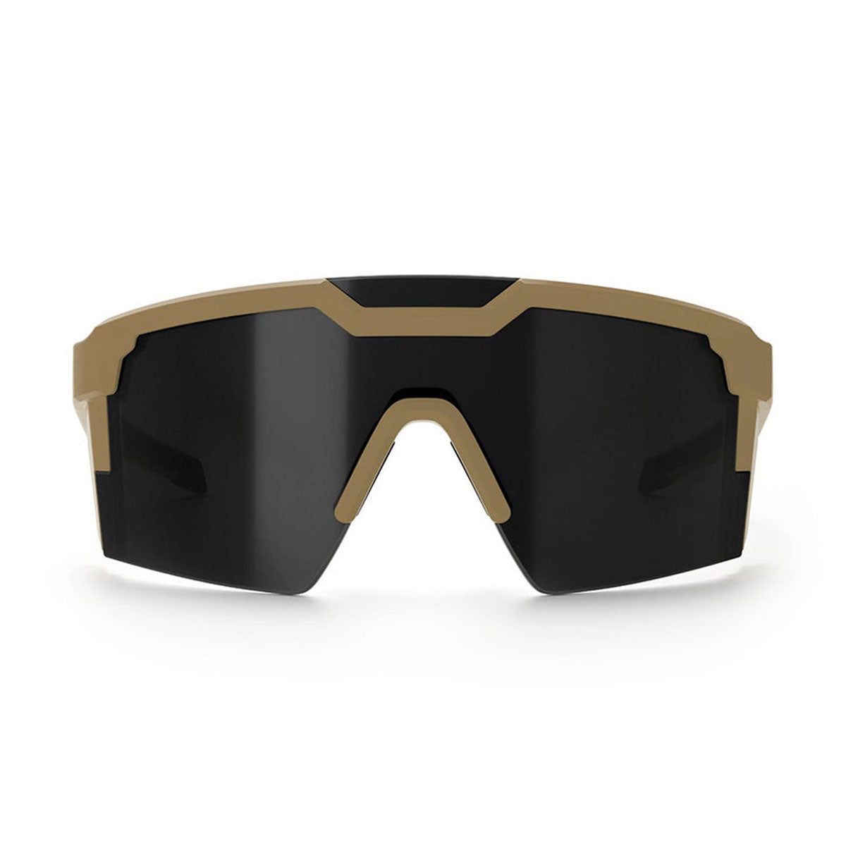 Heat Wave Visual Future Tech Sunglasses - Z87+ Desert Tan/Black Lens image 1