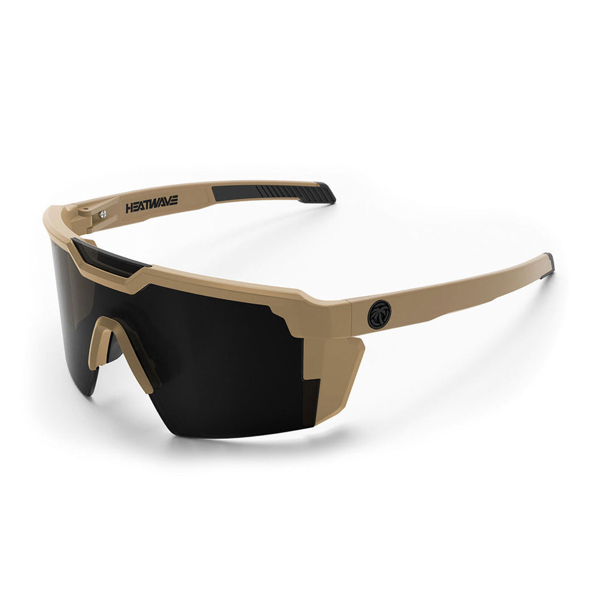 Heat Wave Visual Future Tech Sunglasses - Z87+ Desert Tan/Black Lens image 2