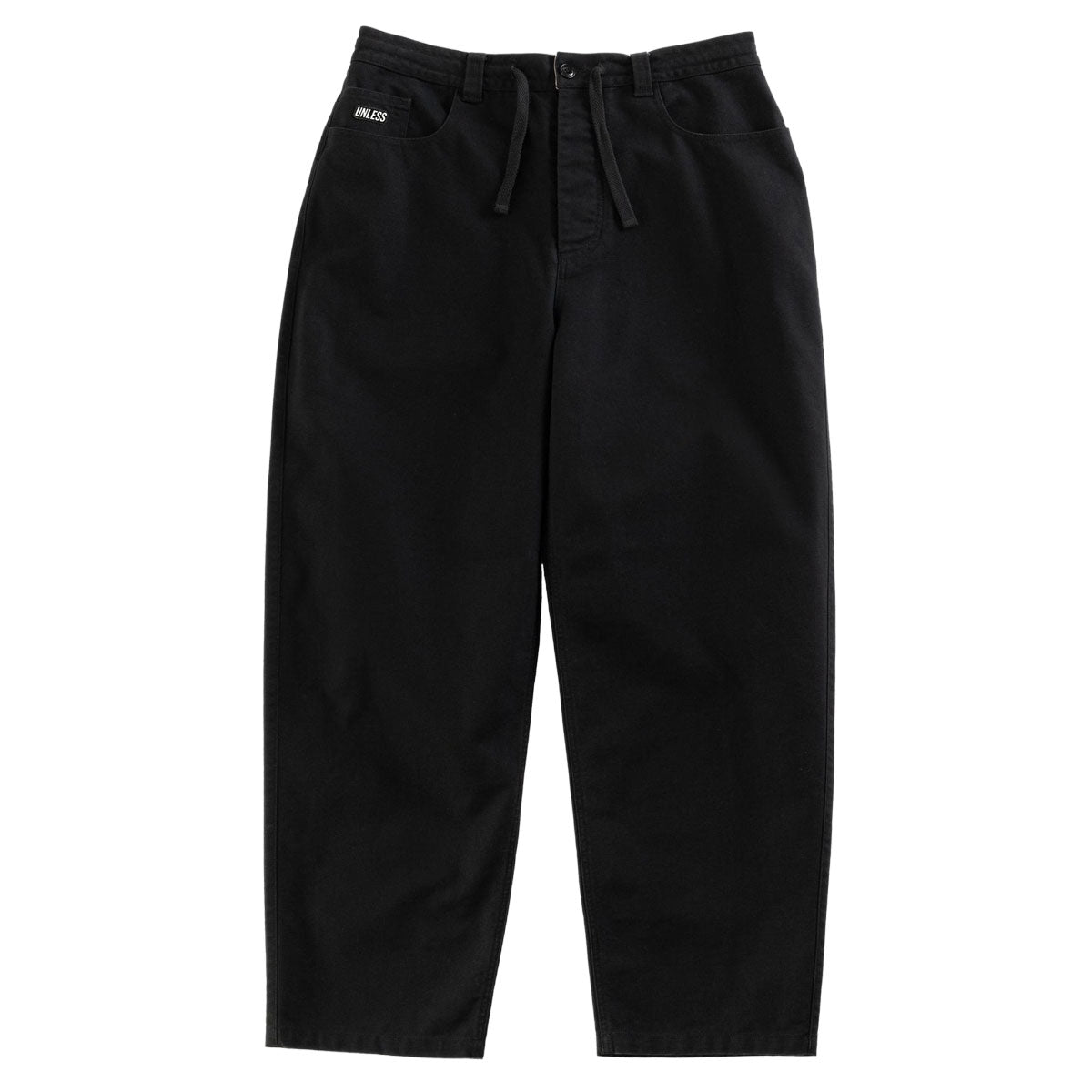 Unless Baggy Canvas Pants - Black image 1