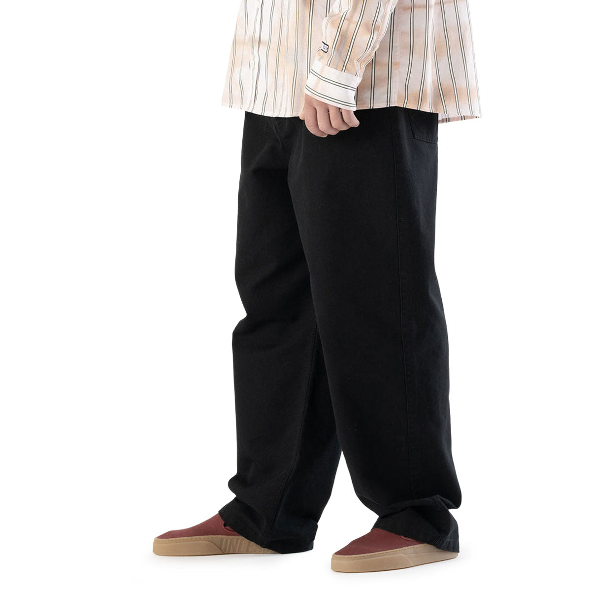 Unless Baggy Canvas Pants - Black image 2