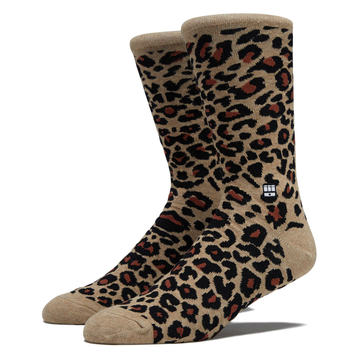 Bonfolk Leopard Socks - Brown image 4
