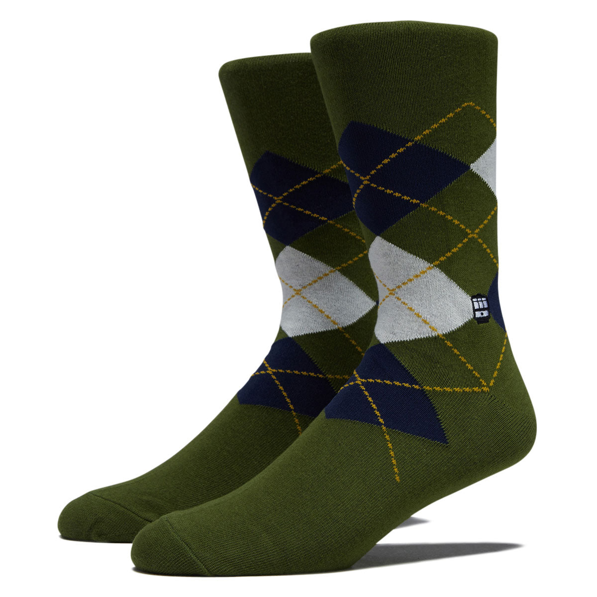 Bonfolk Argyle Socks - Green image 1