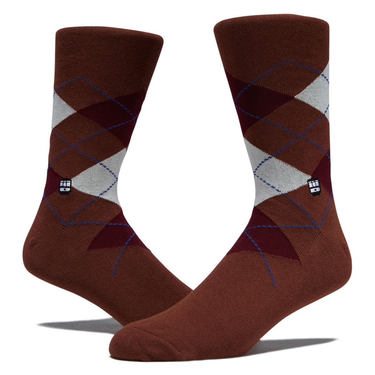 Bonfolk Argyle Socks - Rust image 2
