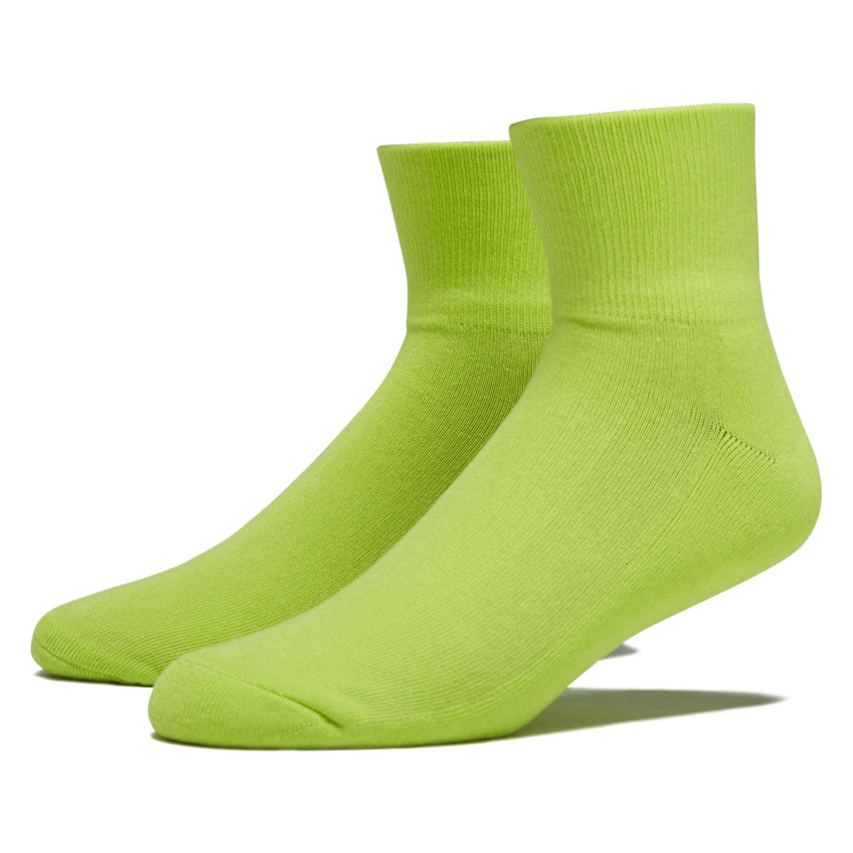 Bonfolk Daily Quarter Socks - Chartreuse image 1