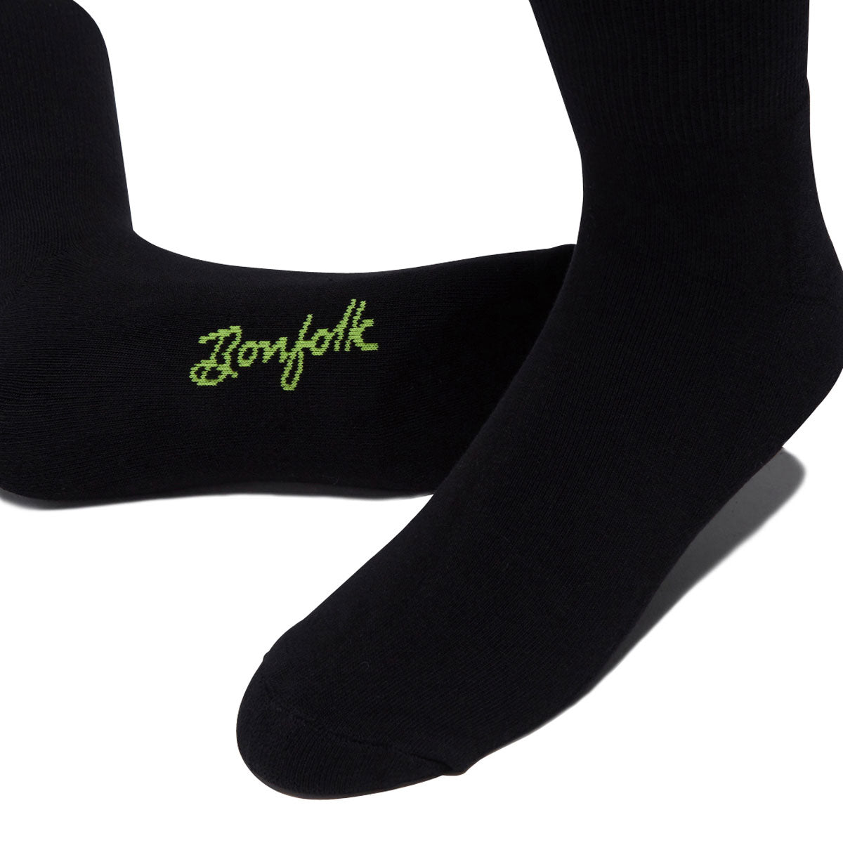Bonfolk Daily Crew Socks - Black image 2