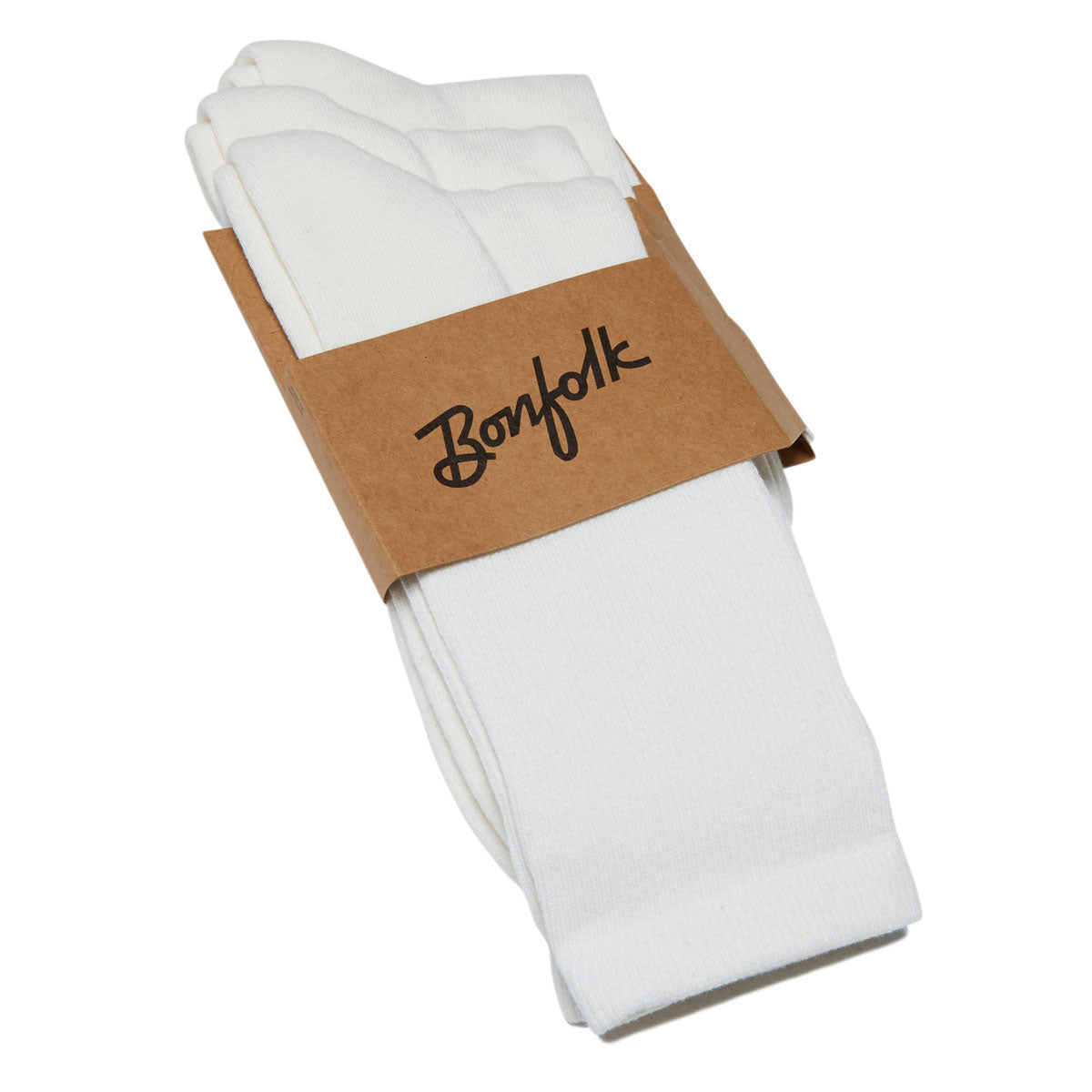 Bonfolk Daily Crew 3 Pack Of Socks - Cloud White image 4