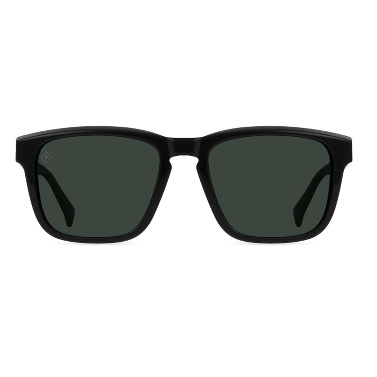 Raen Lumis 54 Sunglasses - Recycled Black/Green Polarized image 2