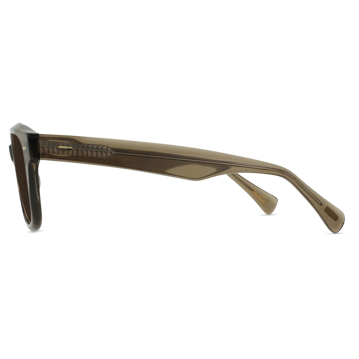 Raen Carby 53 Sunglasses - Ghost/Vibrant Brown Polarized image 3