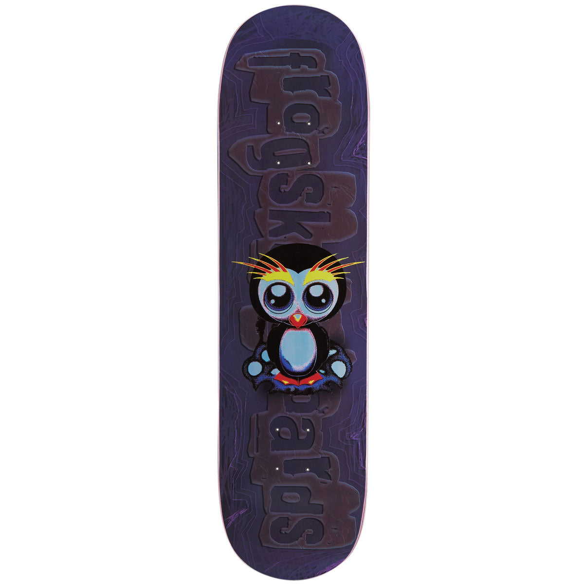 Frog Secret Penguin Frankie Decker Skateboard Deck - Dark Blue - 8.18