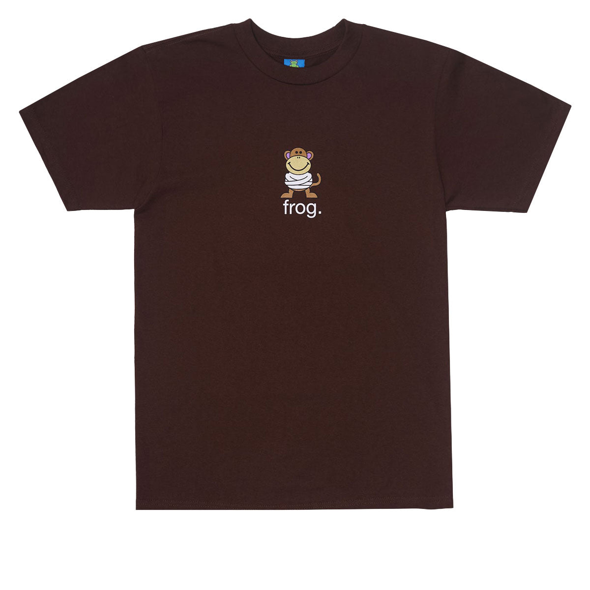 Frog Krazy Monk T-Shirt - Brown image 1
