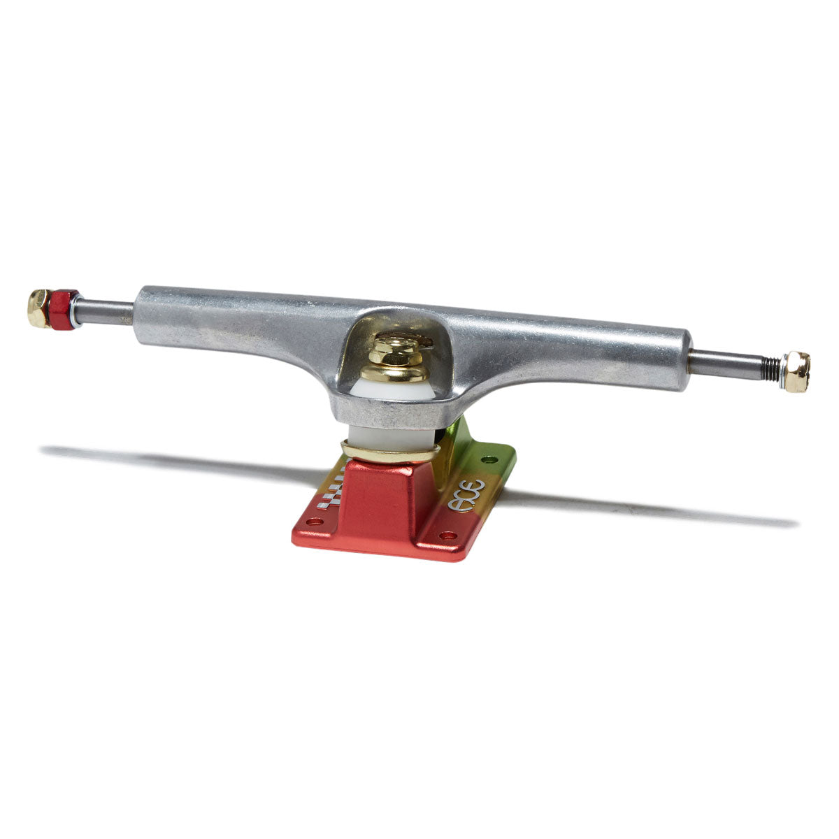 Ace AF1 Skateboard Trucks - Polished/Rasta - 77 image 2