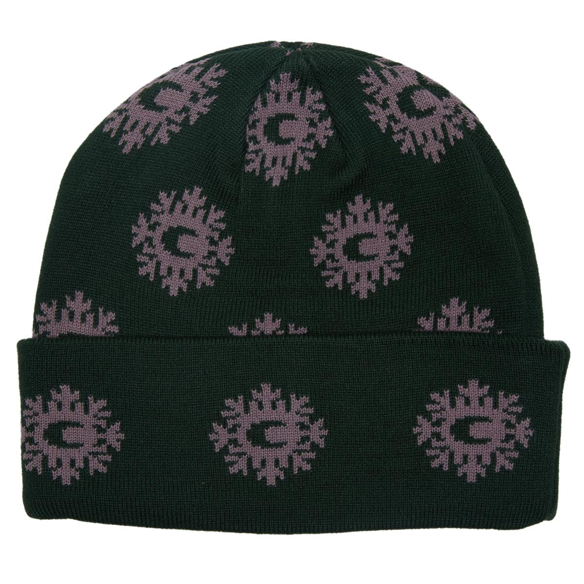 Corduroy Monogram Beanie - Evergreen image 2