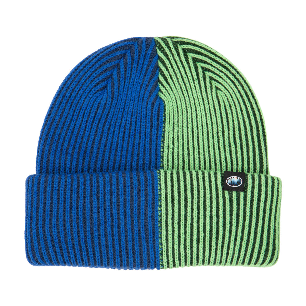 Corduroy 50/50 Cord Beanie - Green image 1