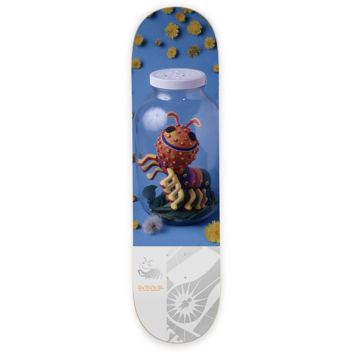 Alien Workshop Bug Jar KTC Mache Quickslick Skateboard Complete - 8.125