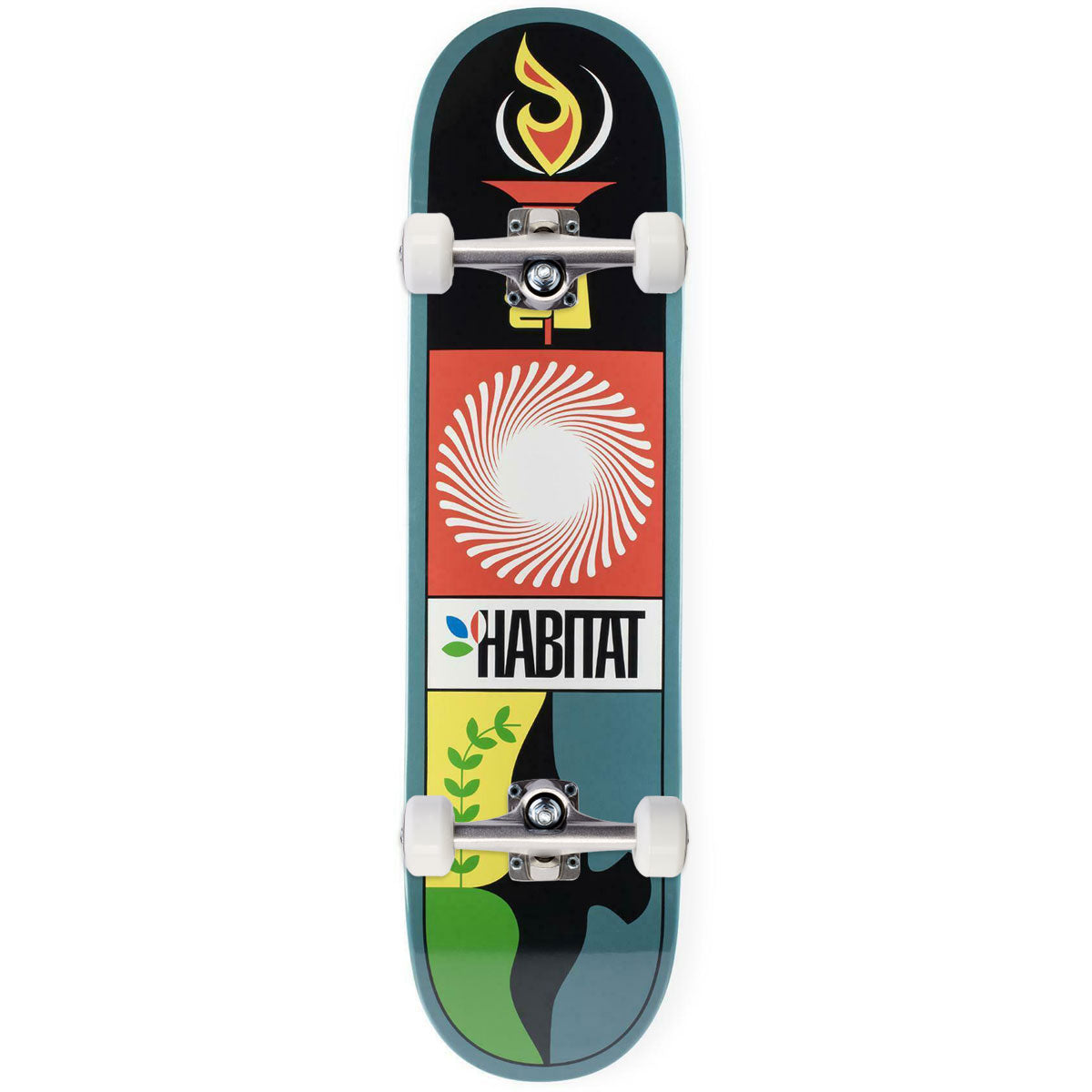 Habitat Torch Terratone Skateboard Complete - Dipped - 8.25