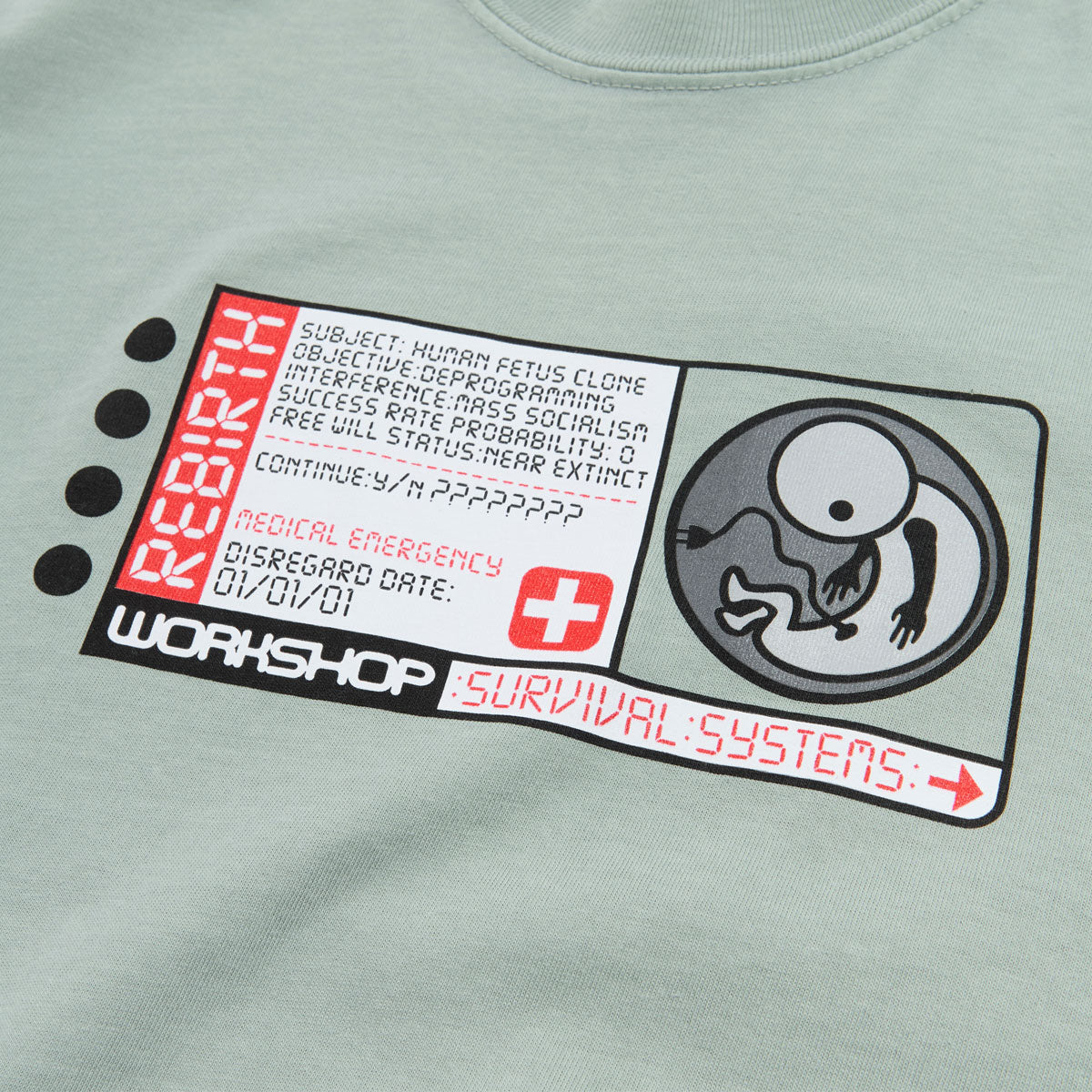 Alien Workshop Clone Classic T-Shirt - Light Green image 2