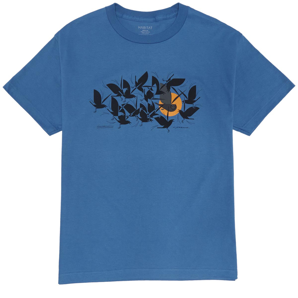 Habitat Harper Owltercation T-Shirt - Denim image 1