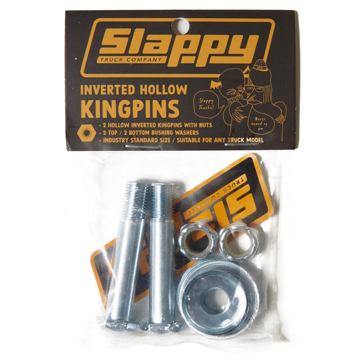 Slappy Inverted Hollow Kingpins - Polished image 1