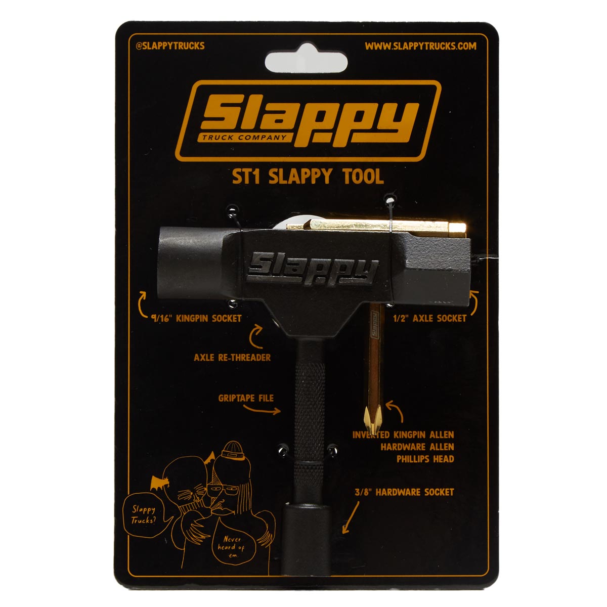 Slappy ST1 Tool with Rethreader - Black image 1