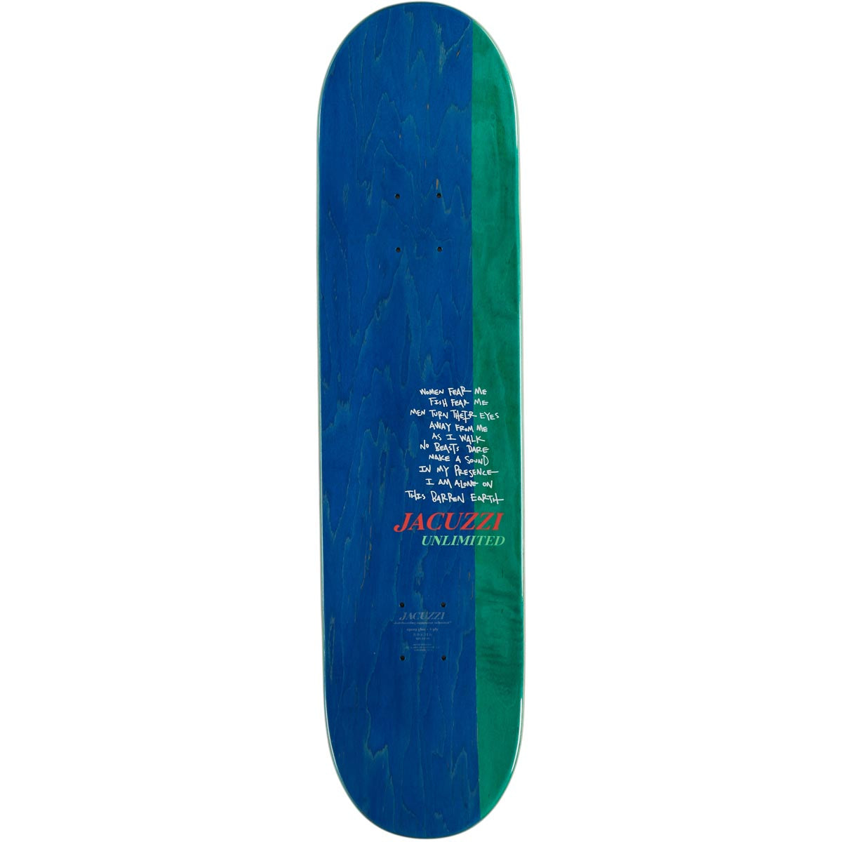 Jacuzzi Unlimited Fish Bowl Skateboard Complete - 8.00