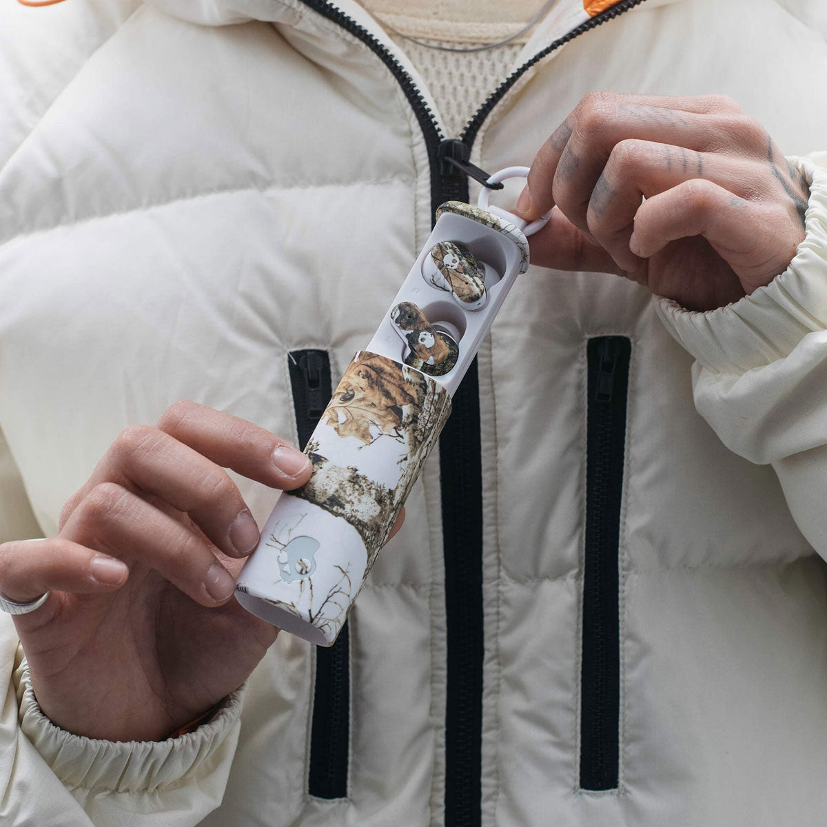 Skullcandy TW Dime Evo Headphones - Real Tree Edge White image 5