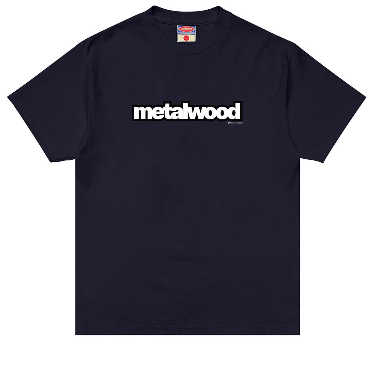 Metalwood Regular Ass T-Shirt - Navy image 1