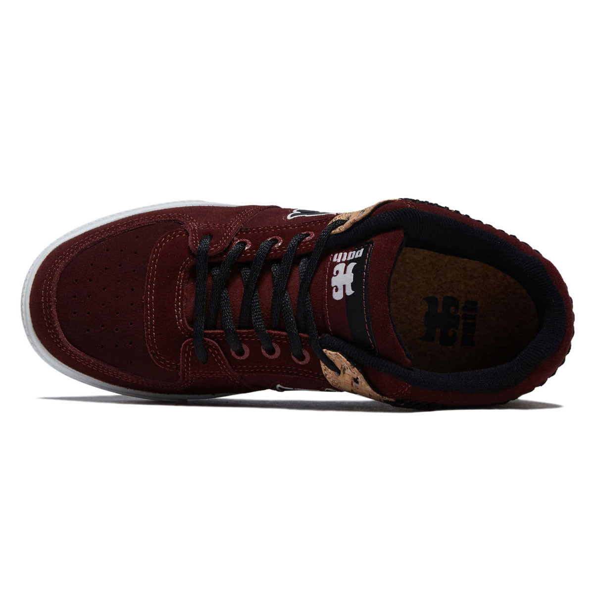 IPath Reed Low Shoes - Cork/Burgundy Suede image 2