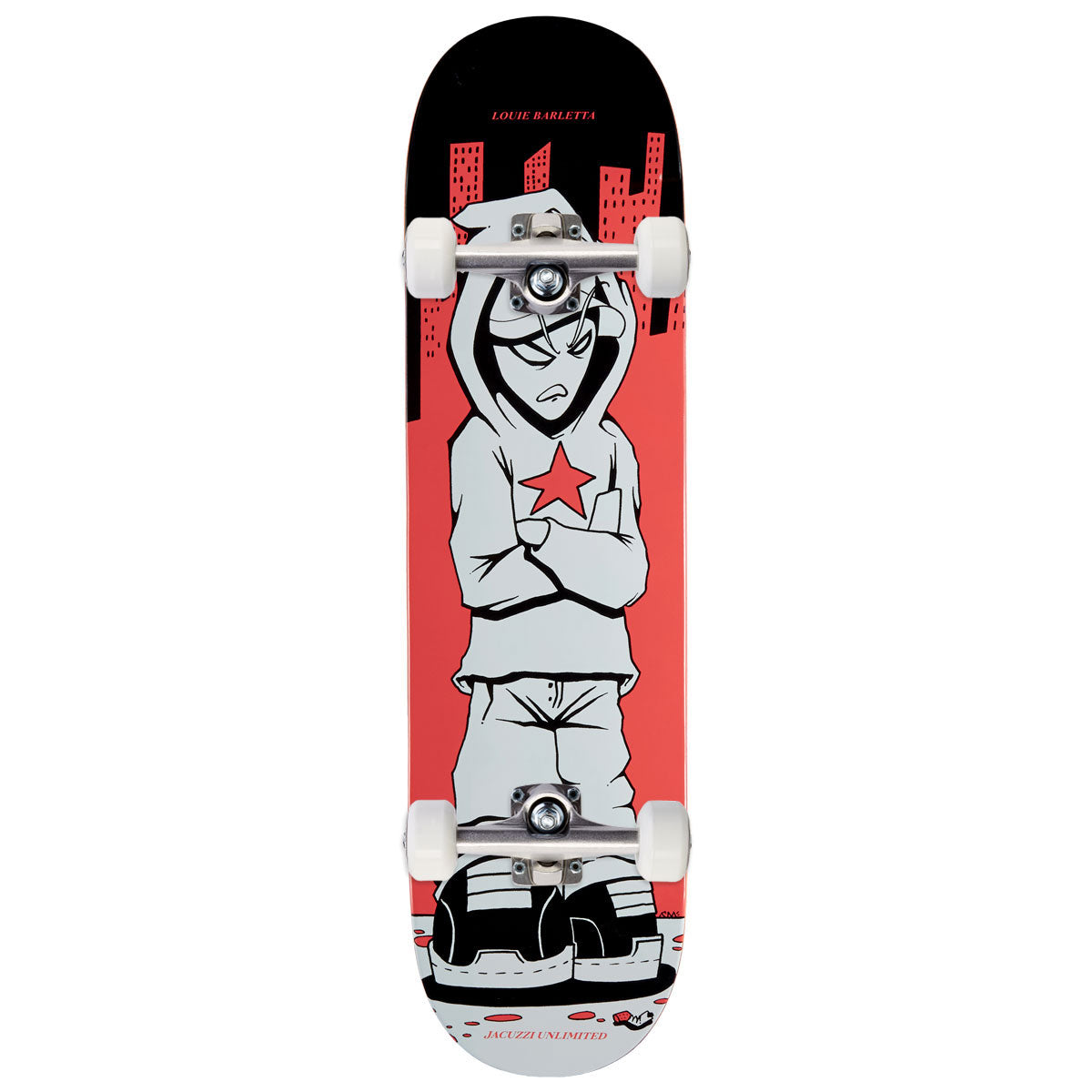 Jacuzzi Unlimited Louie Barletta 408 Right EX7 Skateboard Complete - 8.25