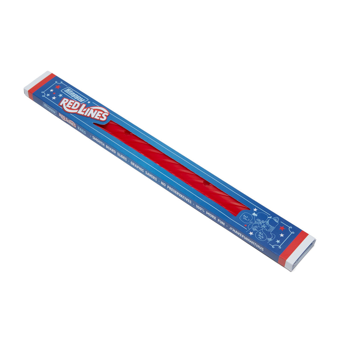 Slappy Red Lines Rails - Red image 1