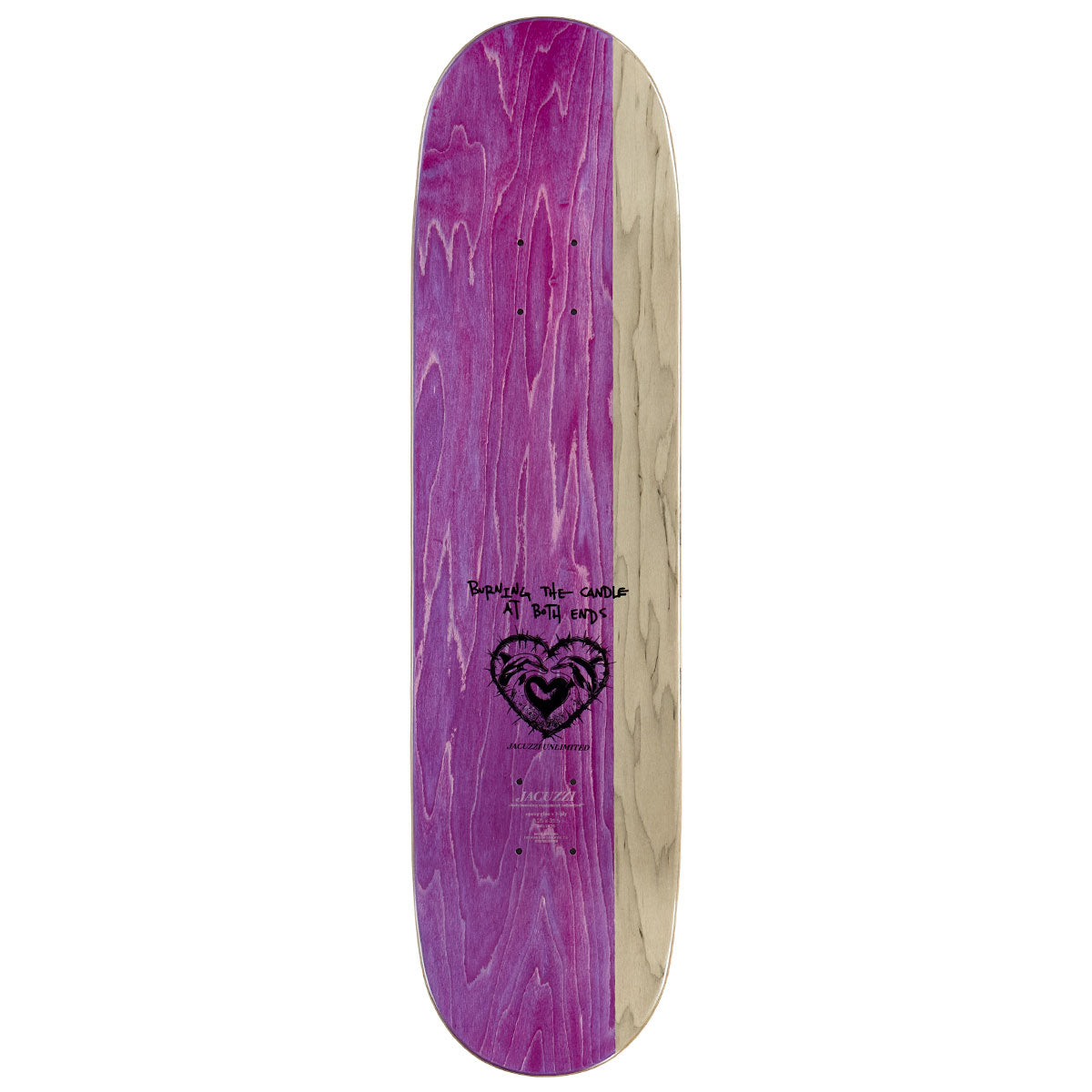 Jacuzzi Unlimited Burnt Ends EX7 Skateboard Deck - 8.25